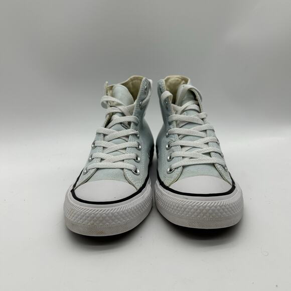 Mens Size 6 Converse Chuck Taylor All Star High Top Sneakers Light Blue 153865F - Picture 2 of 9